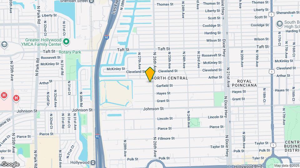 26xx Garfield St Map and Location Details
