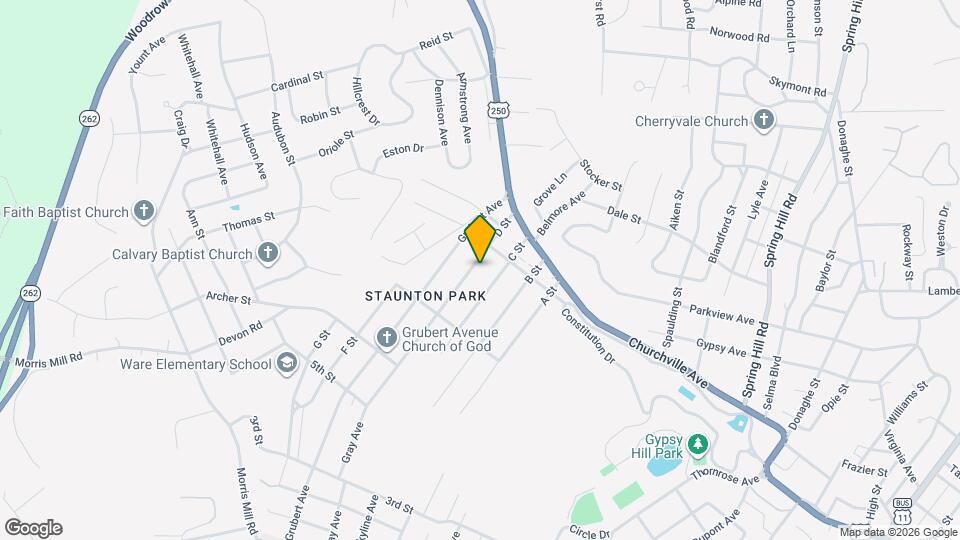 635 D St Mapa y Detalles de la Ubicación