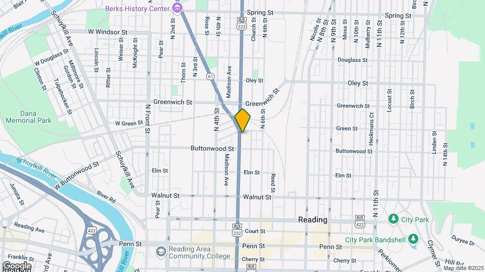 433 N 5th St Mapa y Detalles de la Ubicación