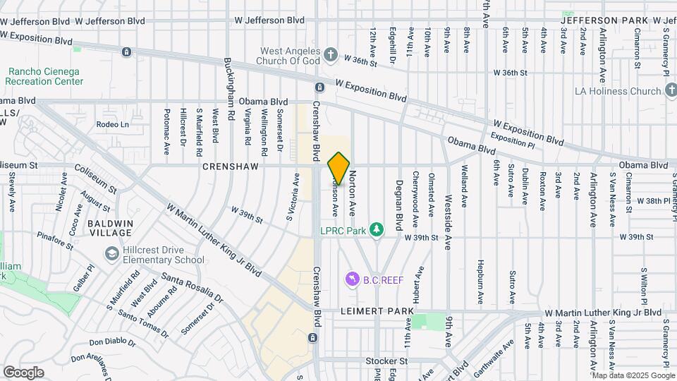 3810 Bronson Ave Map and Location Details