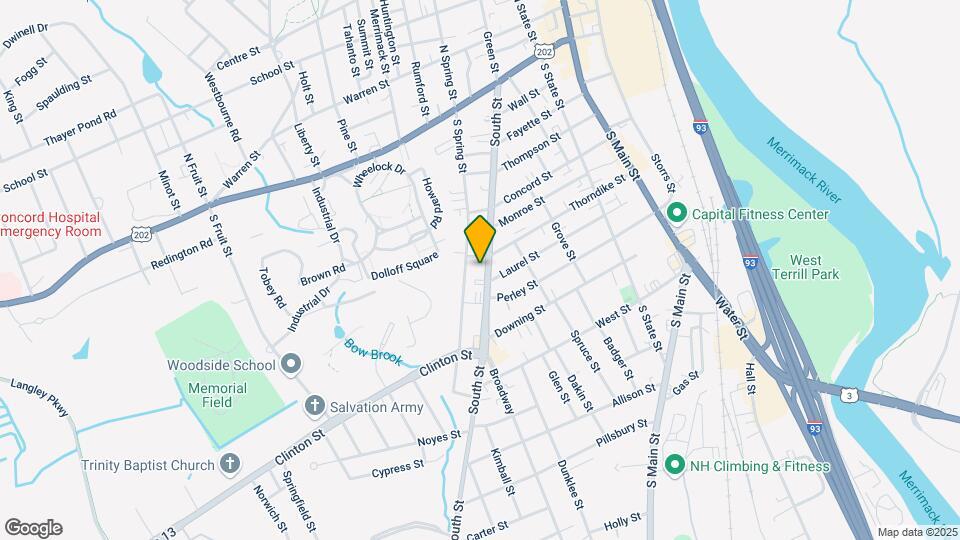 60 South St Mapa y Detalles de la Ubicación