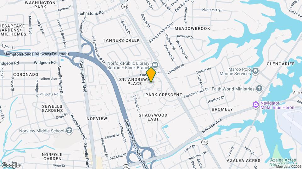 1474 E Tanners Creek Dr Map and Location Details
