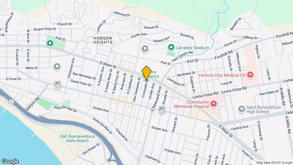 44 Coronado St Map and Location Details