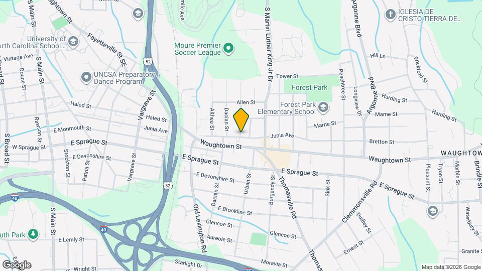 725 Junia Ave Map and Location Details