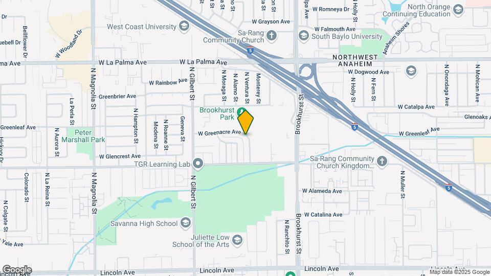 641 N Ventura St Map and Location Details