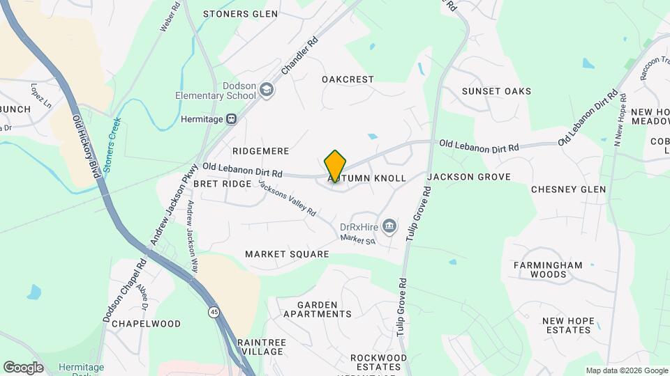 1413 Autumn Knoll Rd Map and Location Details