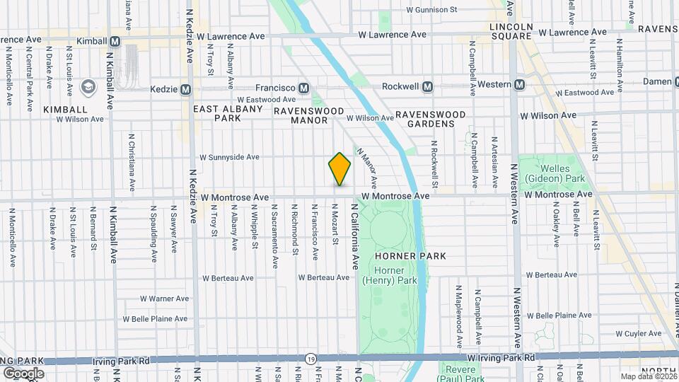 2820 W Montrose Ave Map and Location Details