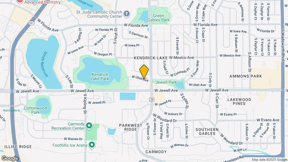 9272 W Utah Ave Mapa y Detalles de la Ubicación