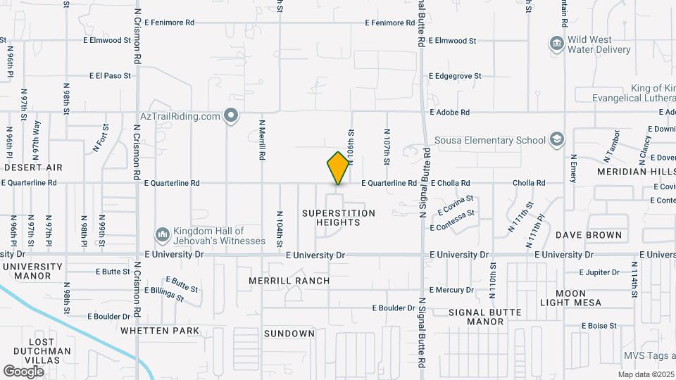 10546 E Contessa St Map and Location Details