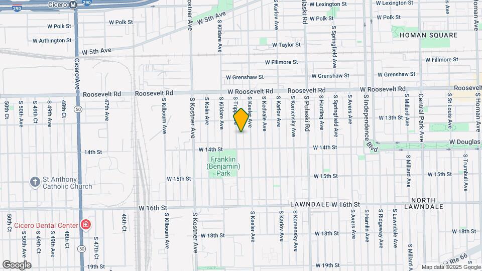 1331-1333 S Tripp Ave Mapa y Detalles de la Ubicación