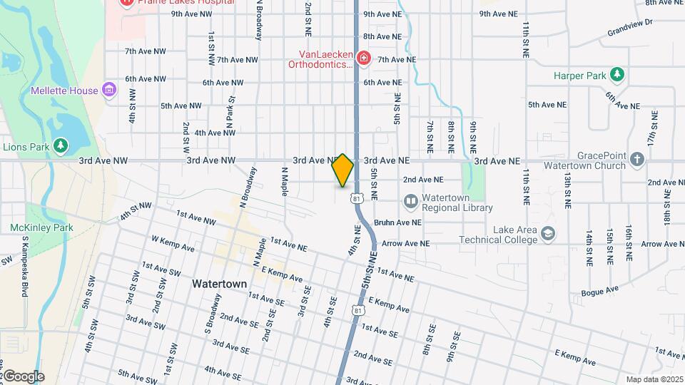 182 3rd St NE-Unit -182 1/2 Map and Location Details