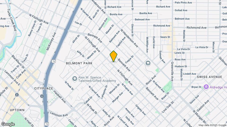 2208 N Fitzhugh Ave Map and Location Details
