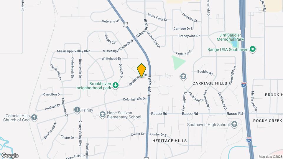8282 Fayette Cove Map and Location Details
