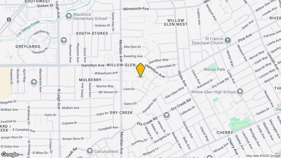 1725 Whispering Willow Pl Map and Location Details