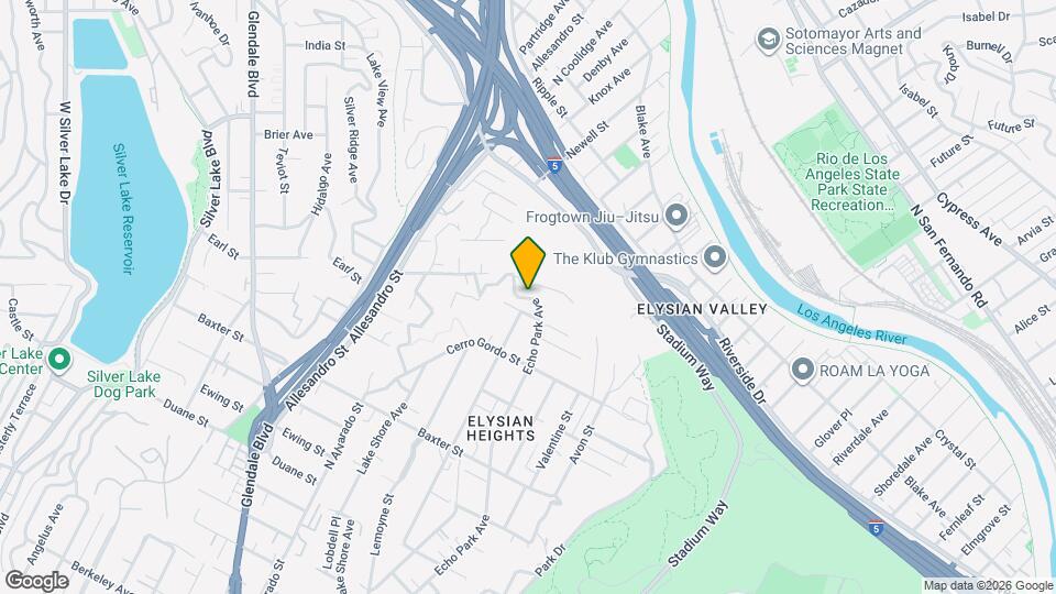 2434 Echo Park Ave Map and Location Details