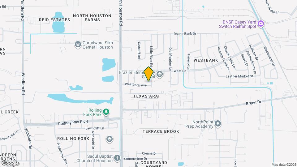 8206 Westbank Ave Map and Location Details