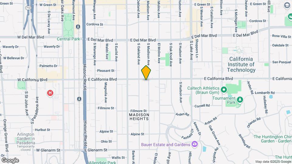 550 E California Blvd Map and Location Details
