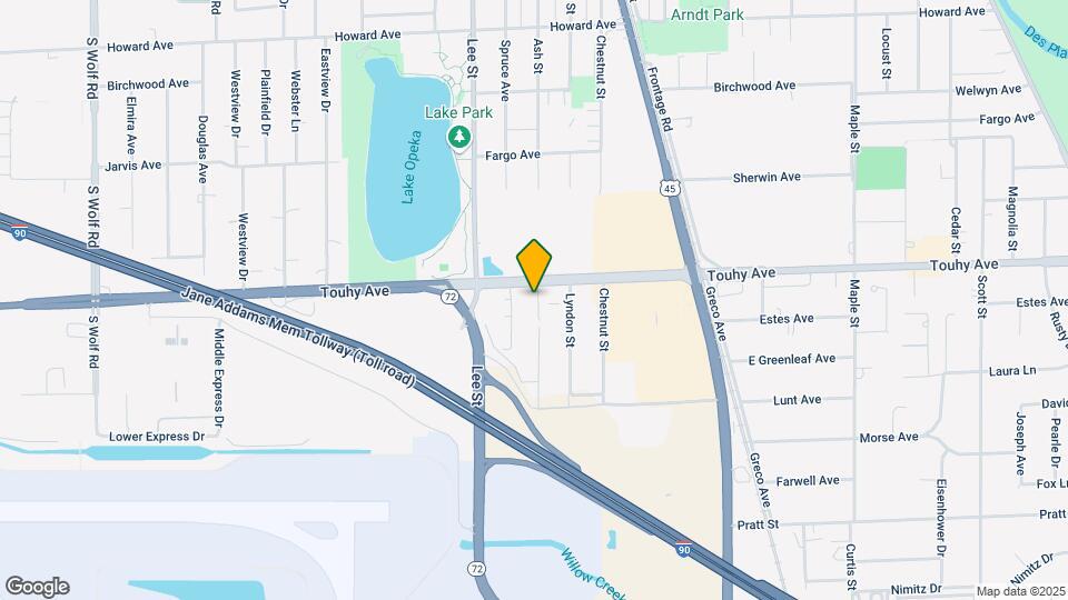 10579 E Touhy Ave Map and Location Details