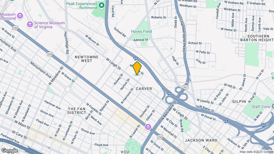 1006 N Harrison St Map and Location Details
