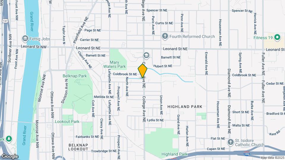 455 Cedar St NE Map and Location Details
