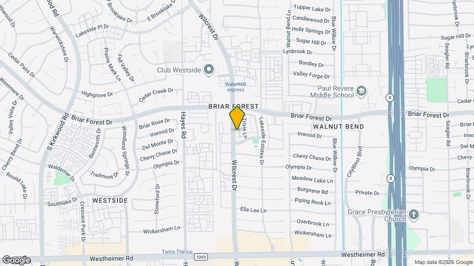 2019 Wilcrest Dr Map and Location Details