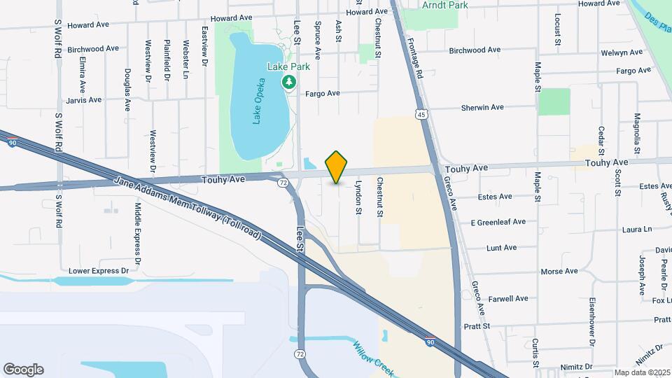 10581 E Touhy Ave Map and Location Details