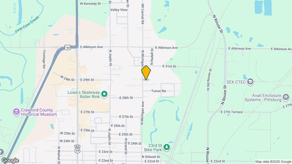 2908 N Michigan St Map and Location Details