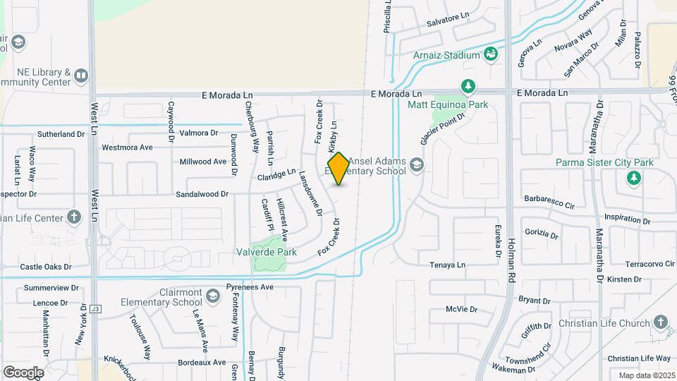 2836 Fox Creek Ct Map and Location Details