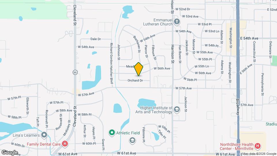 1310 Orchard Dr Mapa y Detalles de la Ubicación