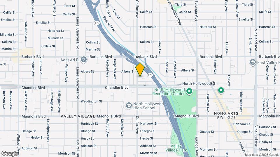 5428 Colfax Ave Map and Location Details