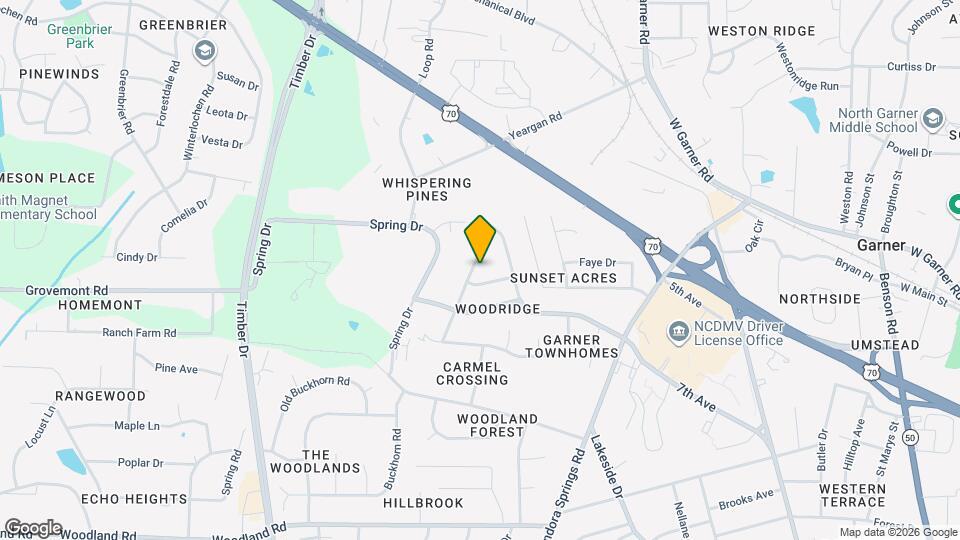 511 Buck Branch Dr Map and Location Details