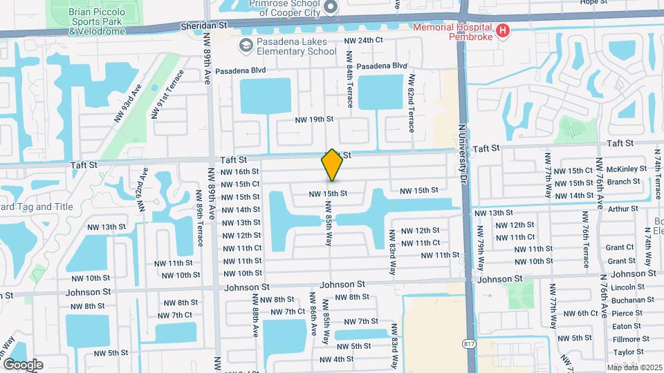 1511 NW 85th Way Map and Location Details