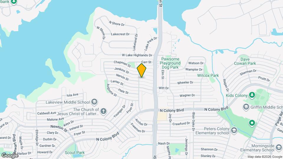 4604 Nervin St Map and Location Details