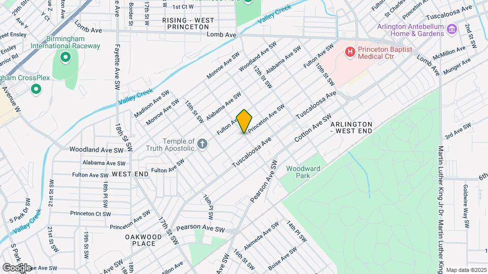 1413 Princeton Ave SW Mapa y Detalles de la Ubicación