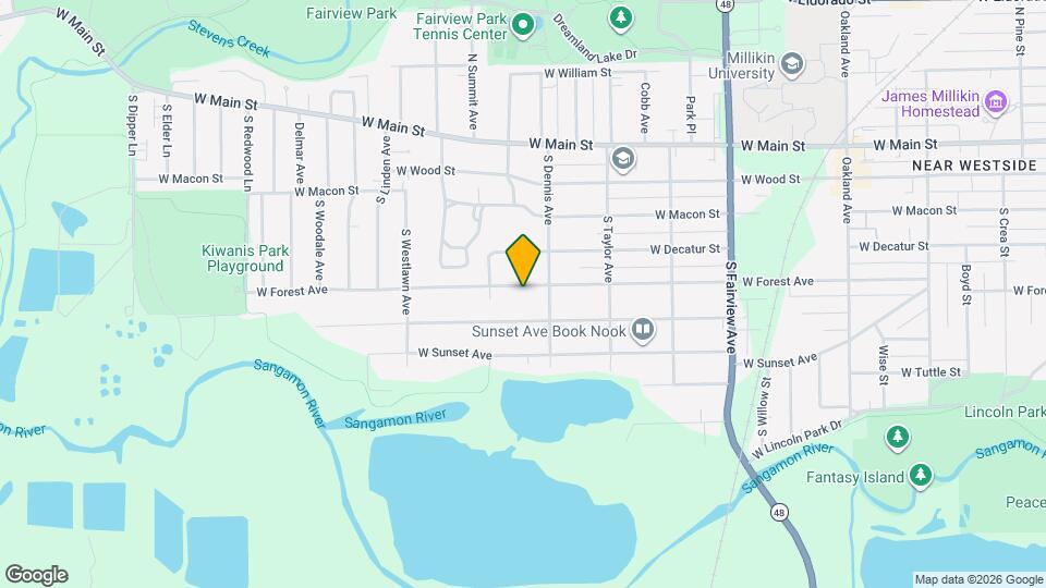 1653 W Forest Ave Mapa y Detalles de la Ubicación