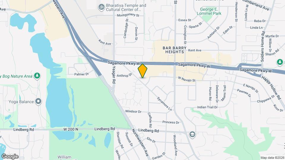 2424 Sycamore Ln Map and Location Details