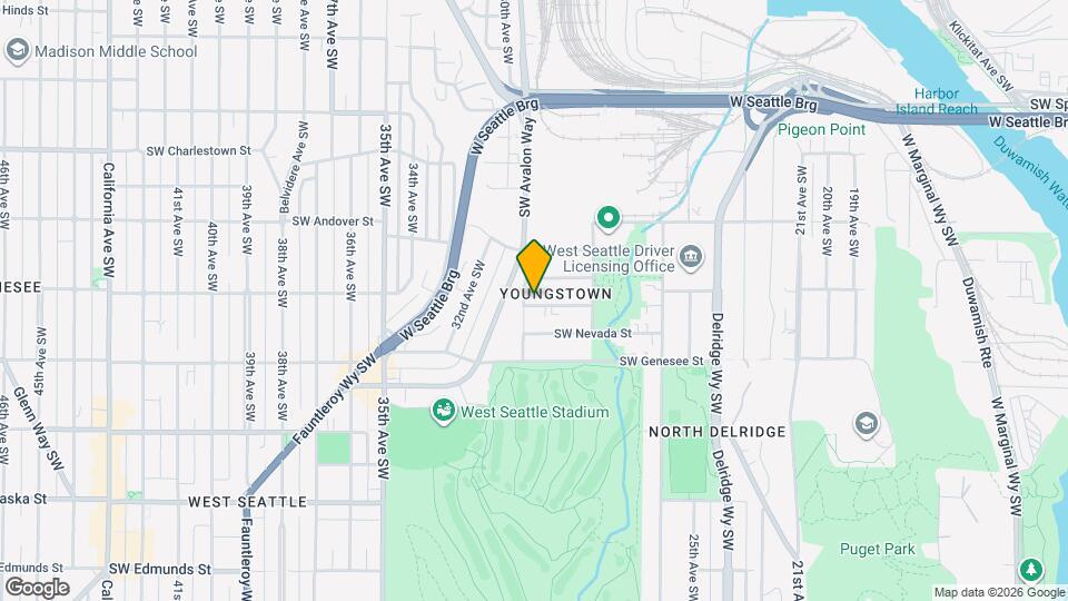 2854 SW Adams St Map and Location Details