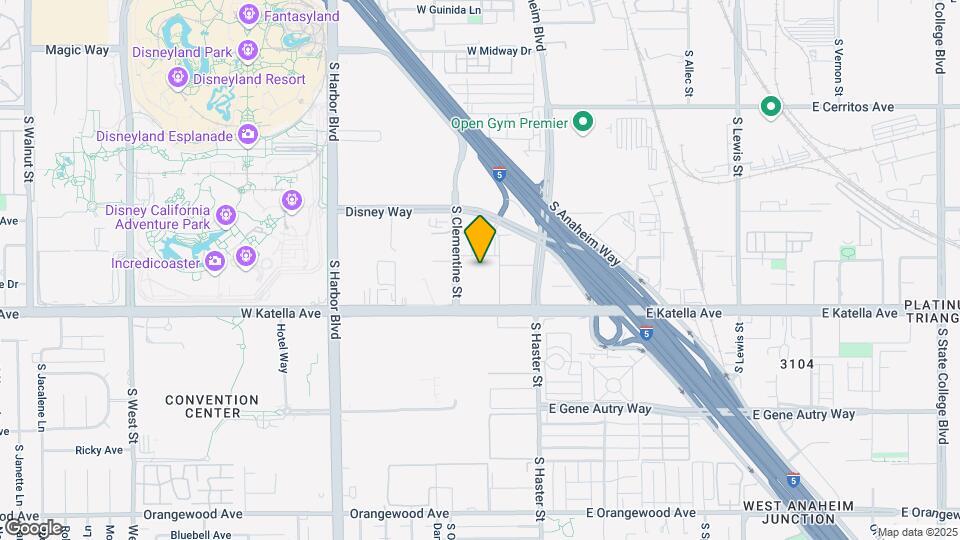 Furnished Studio-Orange County - Anaheim C Map and Location Details