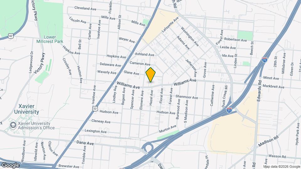 2220 Williams Ave, Unit 1 Map and Location Details