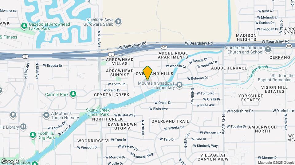 19821 N 47th Ln Mapa y Detalles de la Ubicación