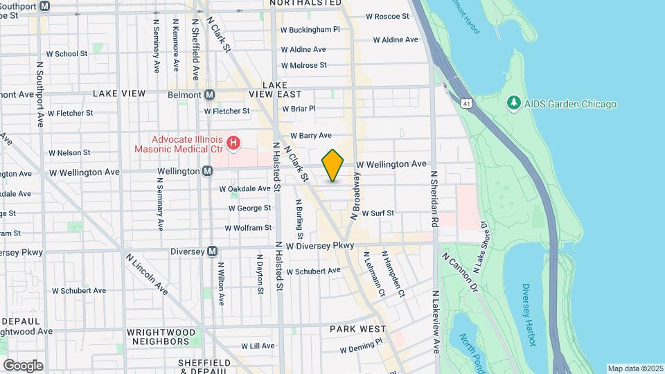 639 W Oakdale Ave, Unit 645-1 Map and Location Details
