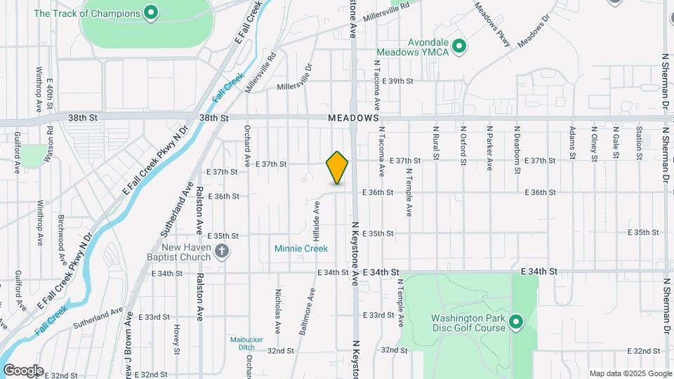 2320 E 36th St Map and Location Details