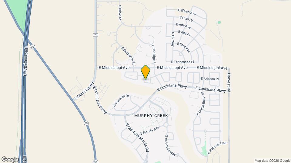 1192 S Coolidge Cir Map and Location Details