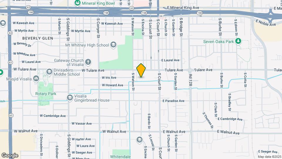245 W Tulare Ave Mapa y Detalles de la Ubicación