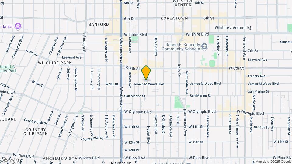 853-855 S Hobart Blvd Map and Location Details