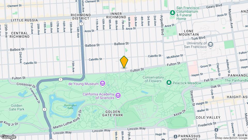 3100 Fulton St Map and Location Details