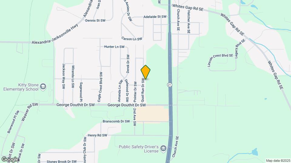 1306 Quail Run Dr SW Map and Location Details