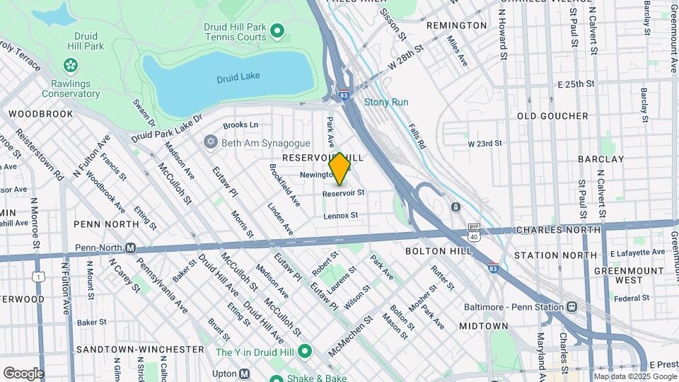 726 Reservoir St Map and Location Details