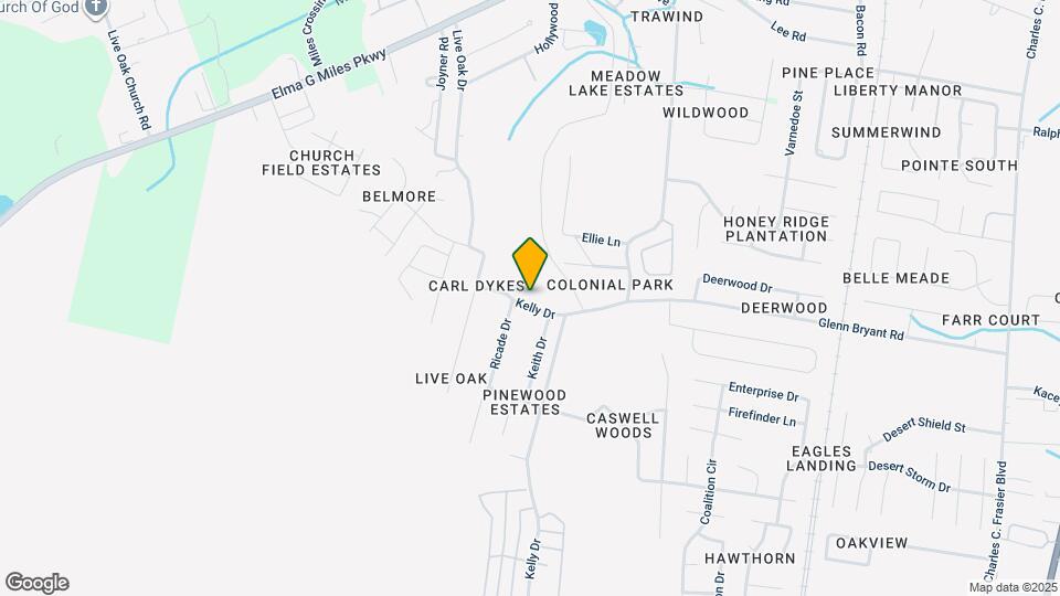 820 Kelly Dr Mapa y Detalles de la Ubicación
