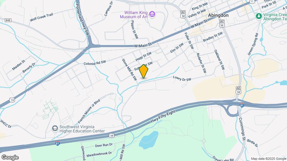 Abingdon Village Apt Map and Location Details